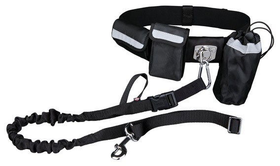 Leine mit Bauchgurt Hands Free Leine TRIXIE 1,00 - 1,35 m