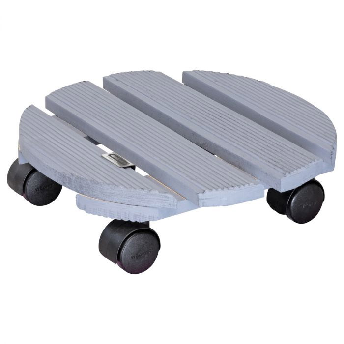 Multiroller Pflanzenroller Creo rund grau 290mm für 100kg