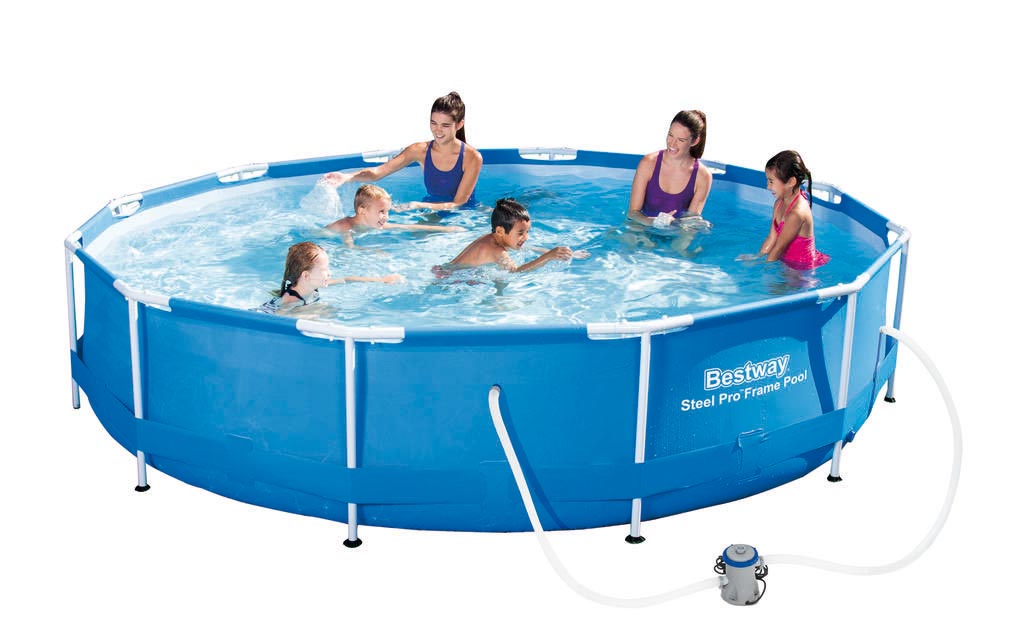 Pool / Frame Pool Bestway Steel Pro Max Set mit Filterpumpe Ø 366x76cm