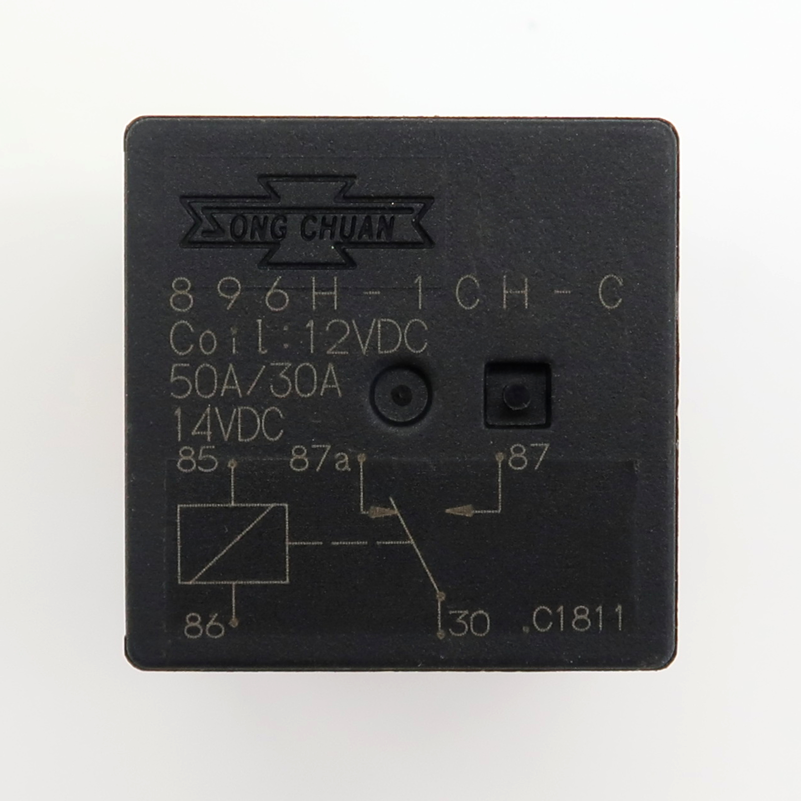Rolektro Relais für Licht, Wechslerkontakt, 12V / 30 A, Trike25