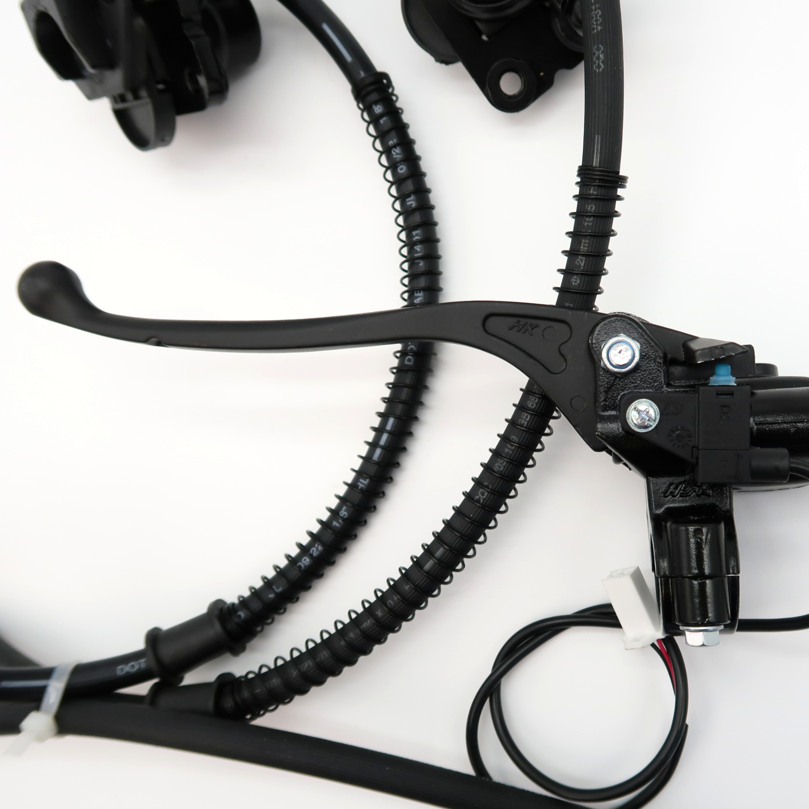 Rolektro Scheibenbremse vorne, Set mit 2x Bremssattel, Bremsschläuchen