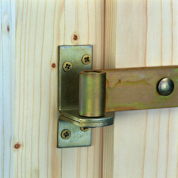 GAH Alberts Kloben auf Platte / D I-Haken 100x35mm Stahl gelb verzinkt
