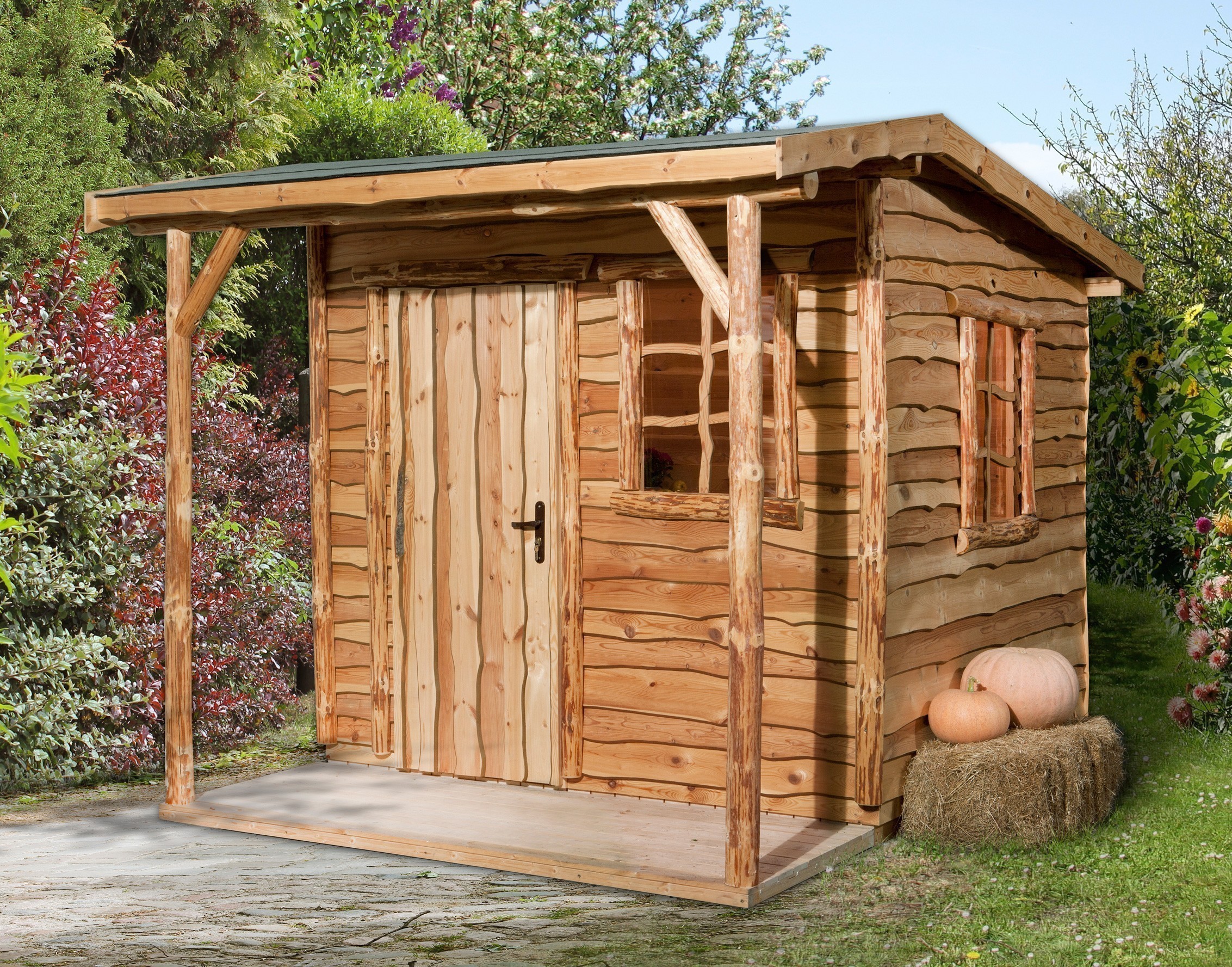weka Gartenhaus 820 Gr.1, natur, VD/T 100 cm, ET,