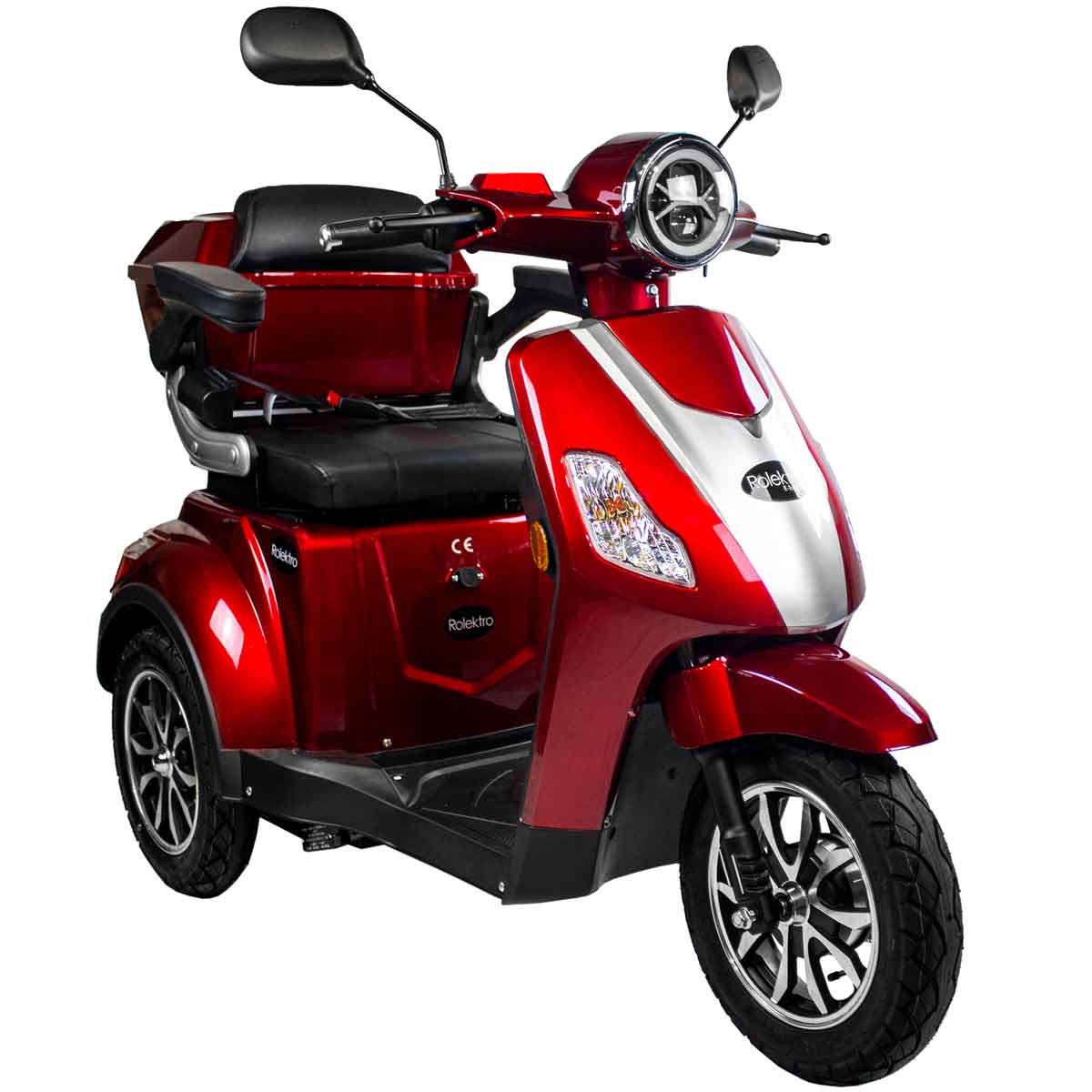 Seniorenmobil RolektroTrike 15 Li V3.15Km/h rot Führerscheinfrei