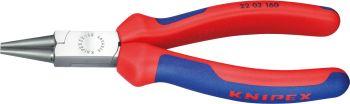 Rundzange poliert 140mm m.M.K.Griff Knipex
