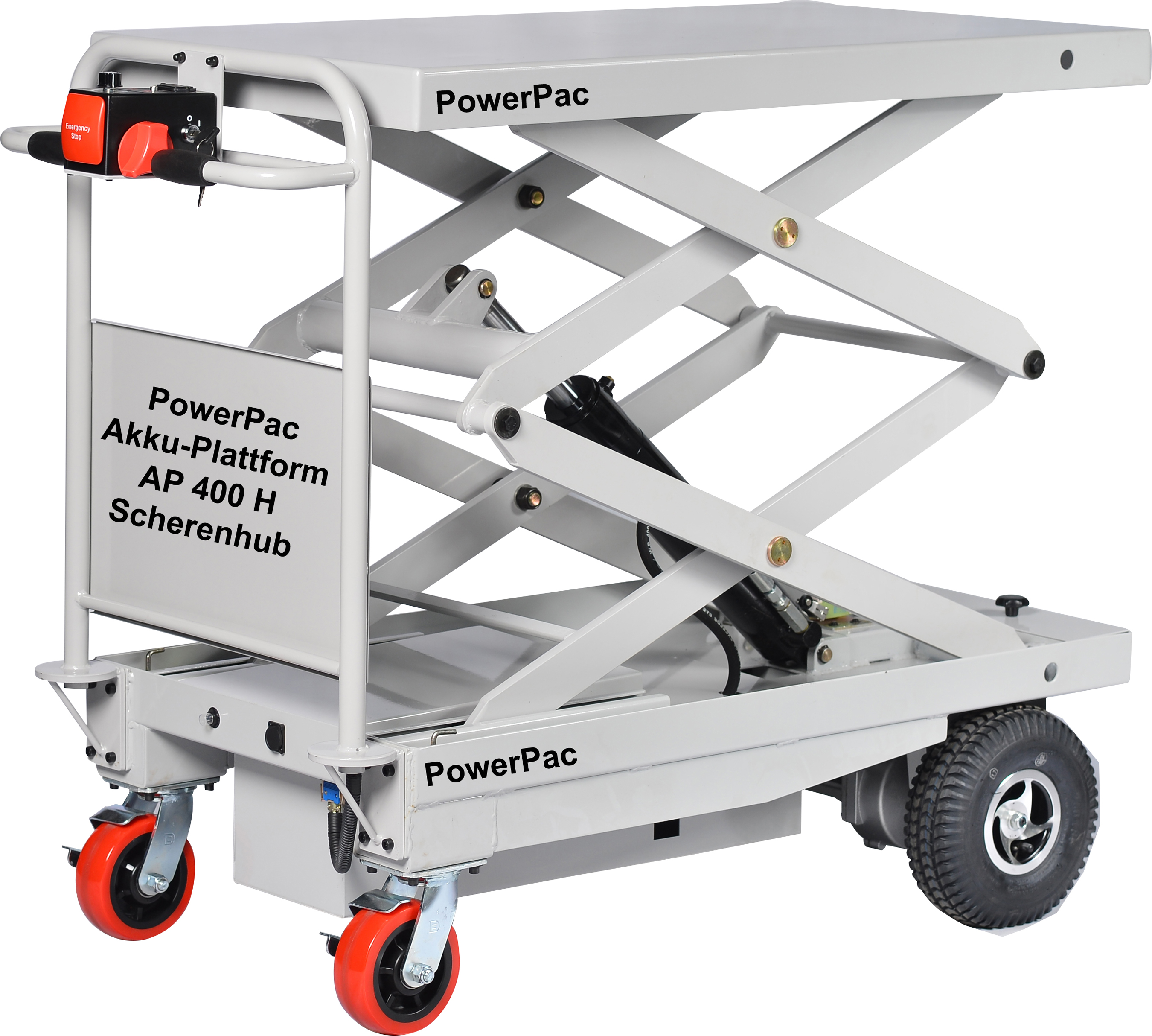 Powerpac Transportwagen Scherenhubbühne Akku-Plattformwagen Typ AP400H