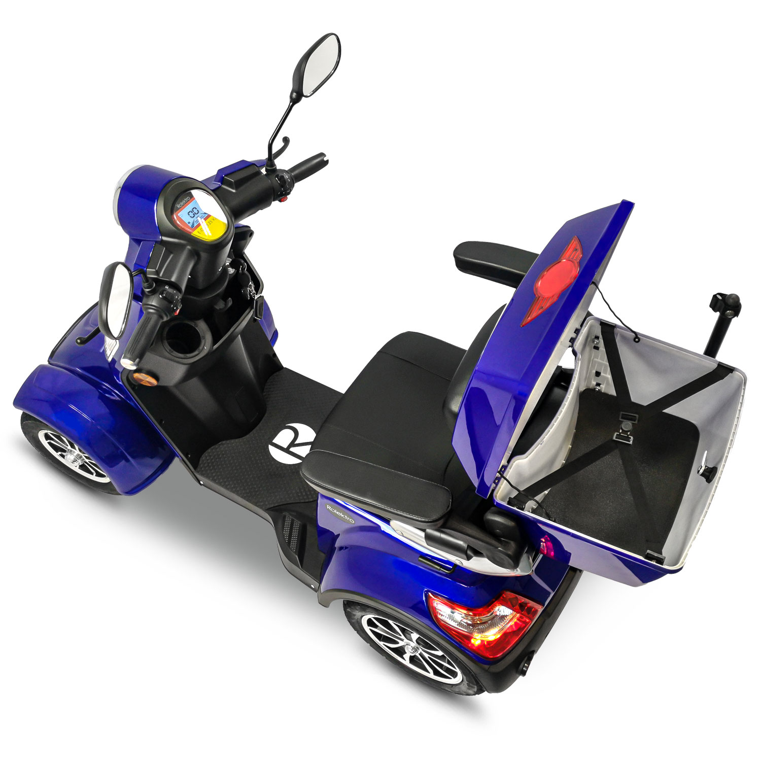Rolektro E-Quad 25 V.3 Lithium, Blau Elektromobil 4-Räder
