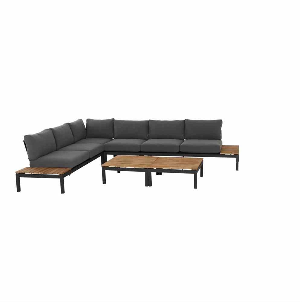 Aluminium Lounge Modul 2-Sitzer rechts Siena Garden Alvida anthrazit