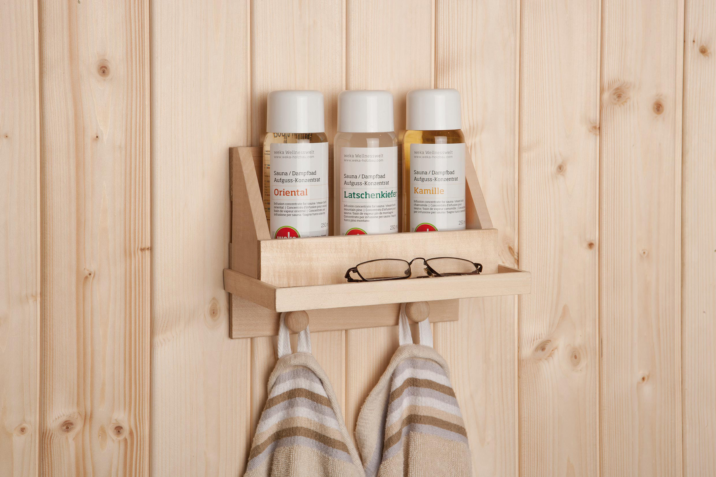 Weka Sauna Konzentrat-Set mit Regal