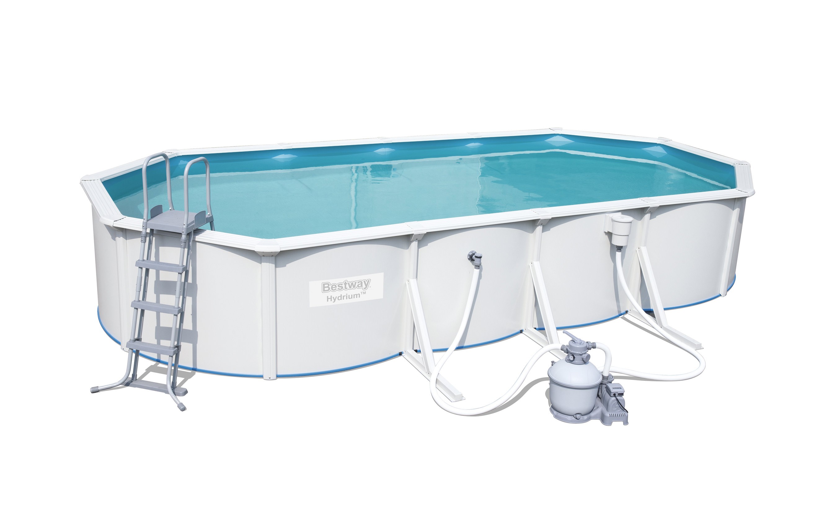 Pool / Stahlwandpool Bestway Hydrium Pool Set Sandfilter 740x360x120cm