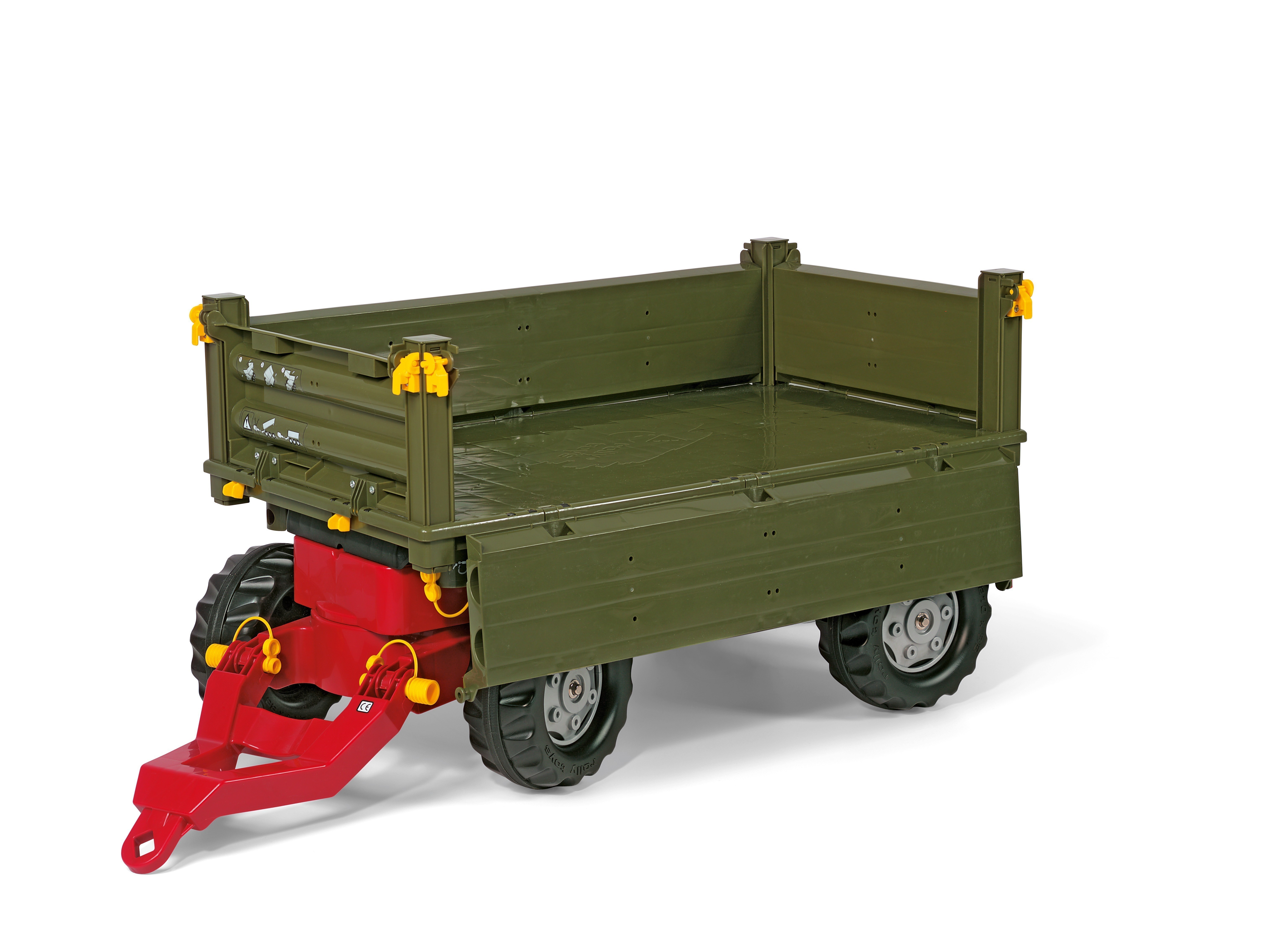 Anhänger für Tretfahrzeug rolly Multi Trailer grün - Rolly Toys