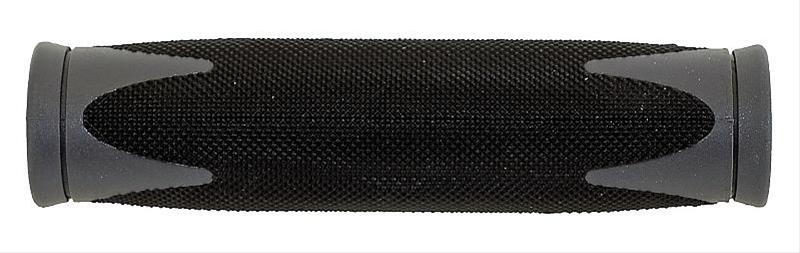 Fahrradgriffe / Griffe Point Racing D2 Diamant-Profil schwarz/grau