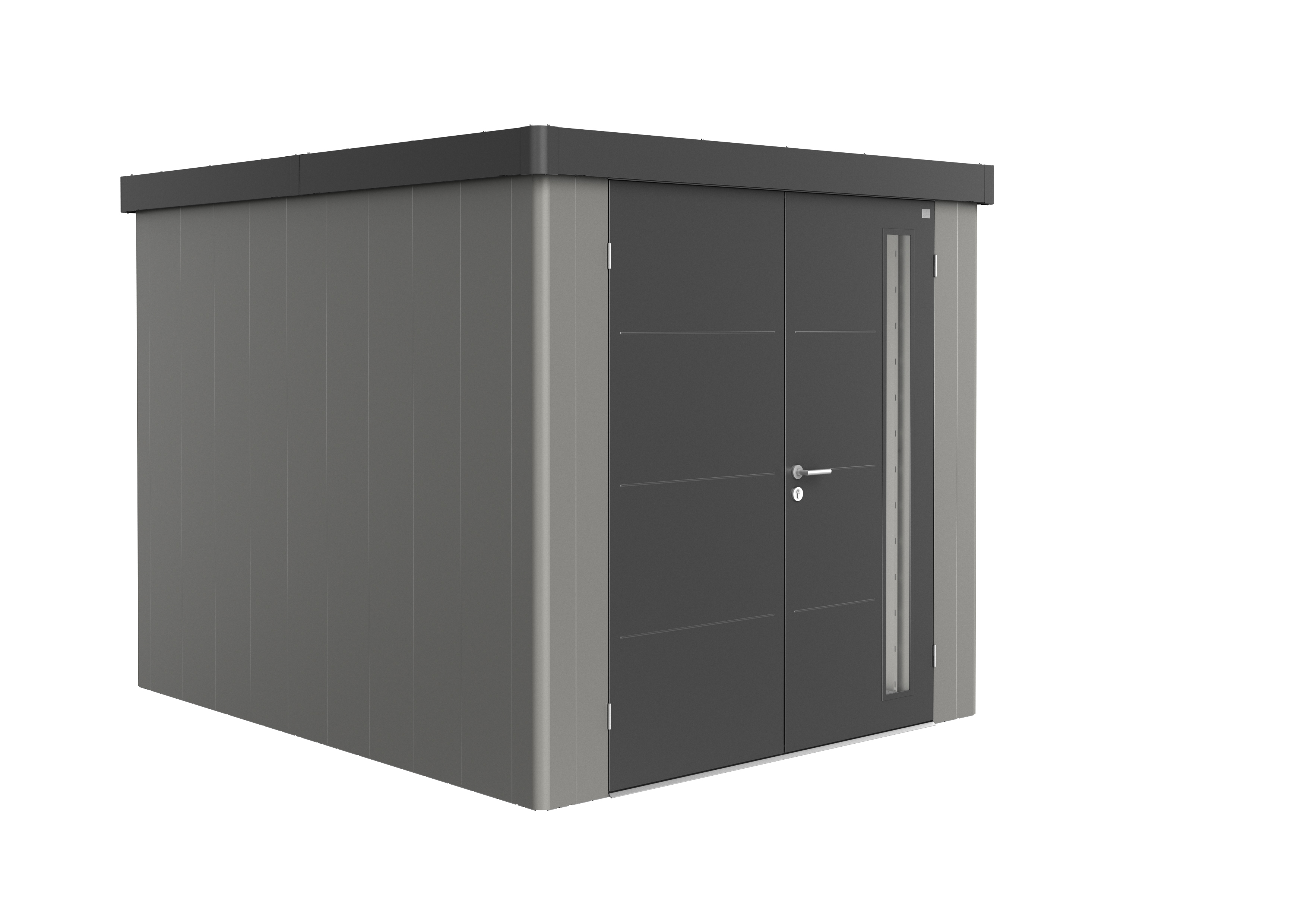 Biohort Gerätehaus Neo 3B Variante 2.3 Doppeltür quarzgrau dunkelgrau Biohort Gerätehaus Neo 3B Variante 2.3 Doppeltür quarzgrau dunkelgrau