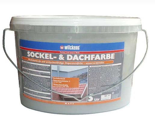 Wilckens® Sockel und Dachfarbe Steingrau 5L