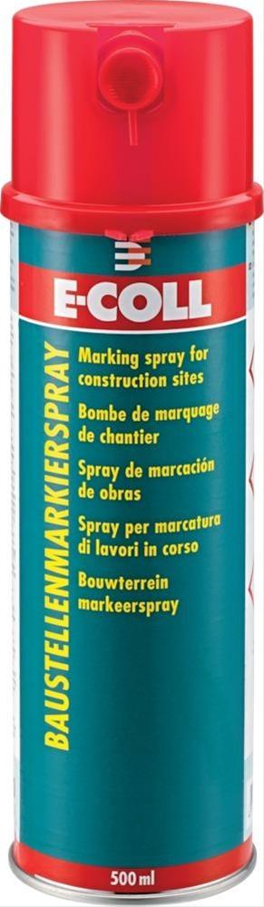 Baust.-Markierspray 500ml gelb E-COLL EE