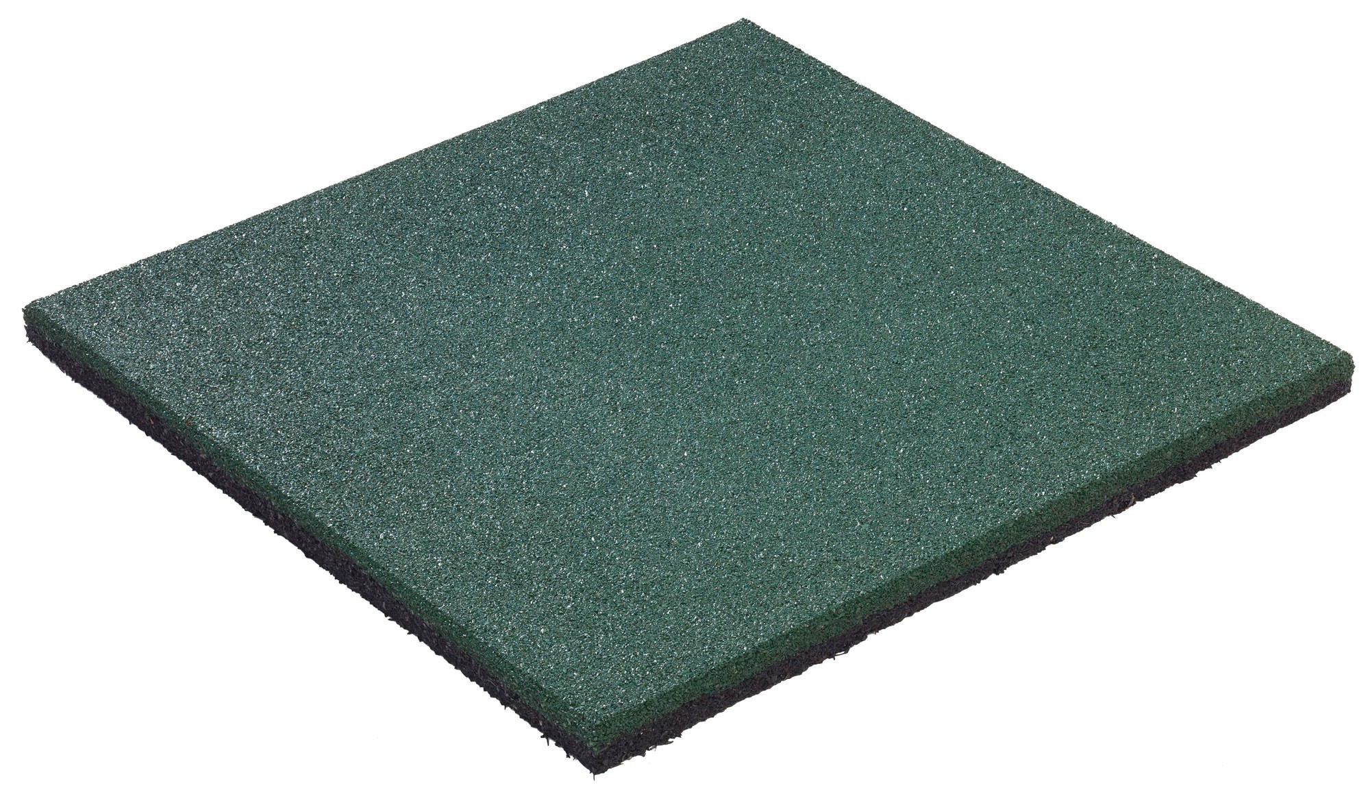 Fallschutzplatte / Gummimatte hicar grün 500x500x25mm
