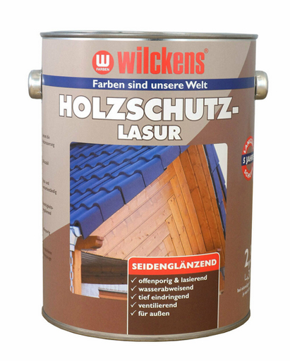 Wilckens® Holzschutzlasur Kiefer seidenglänzend 2,5L