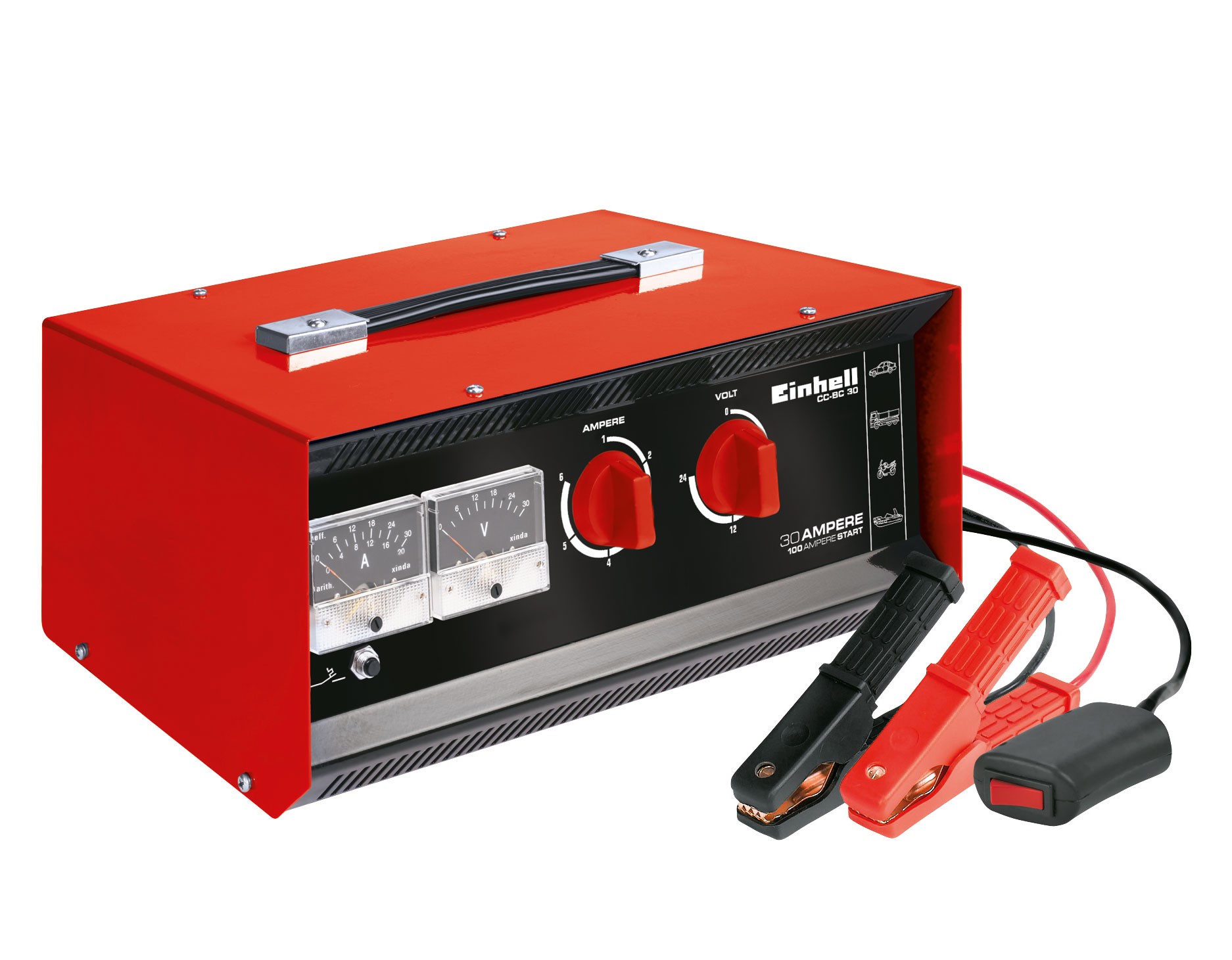 Batterieladegerät Einhell CC-BC 30 6 V/ 12V/ 24V 3-400 Ah