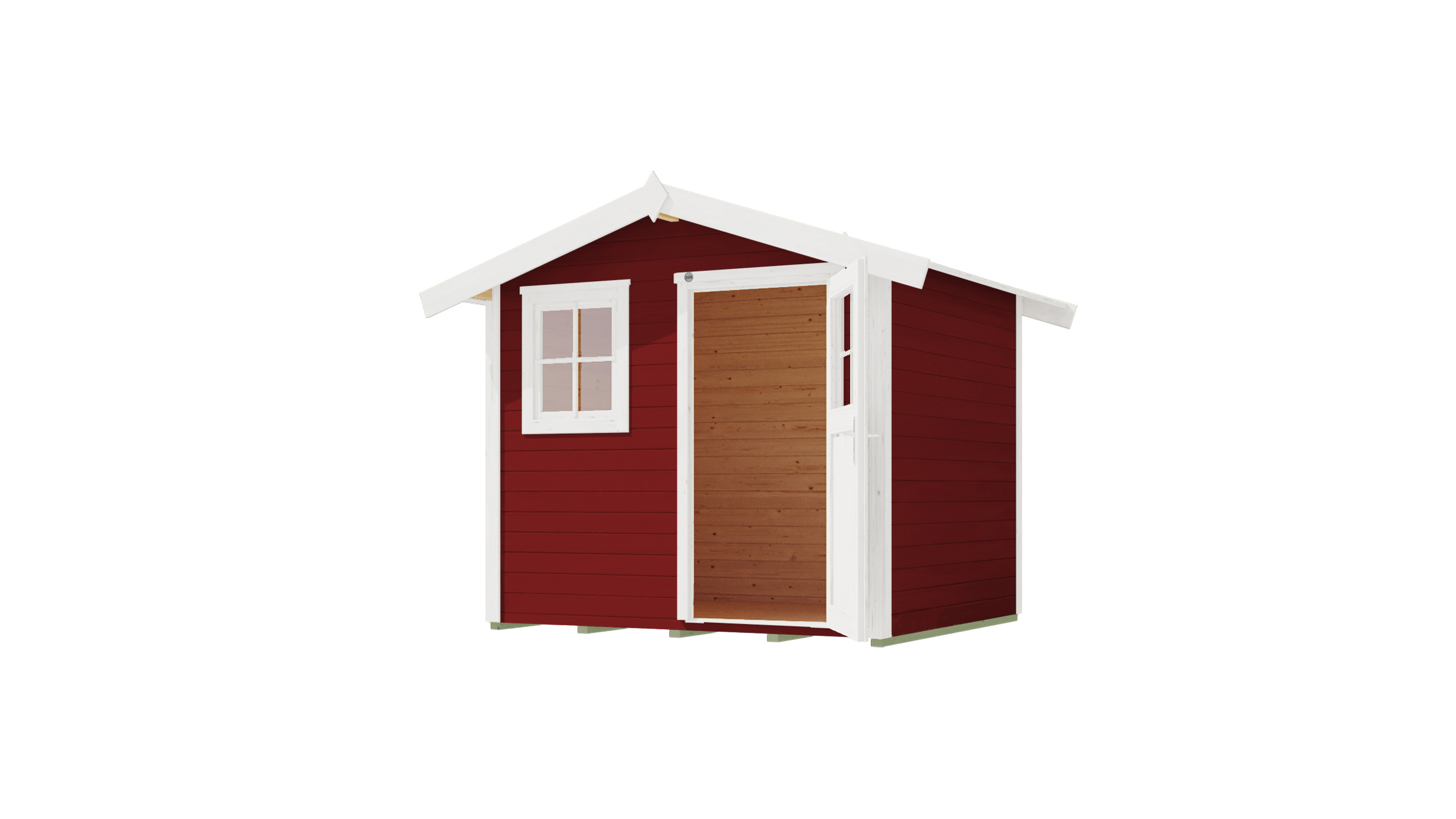 weka Gartenhaus 123 Gr.1, schwedenrot