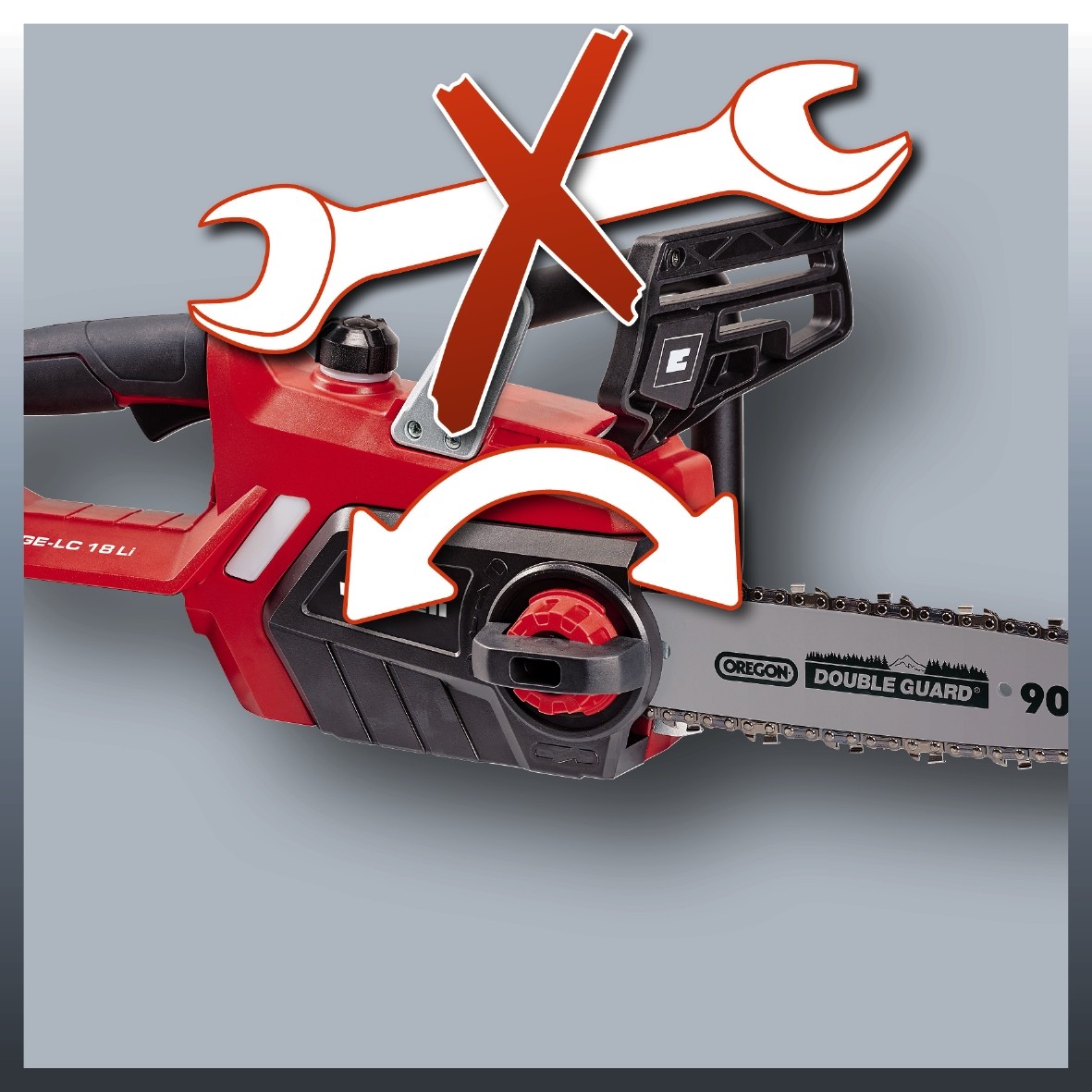 Einhell Akku Kettensäge GE-LC 18 Li Solo Schnittlänge 23cm