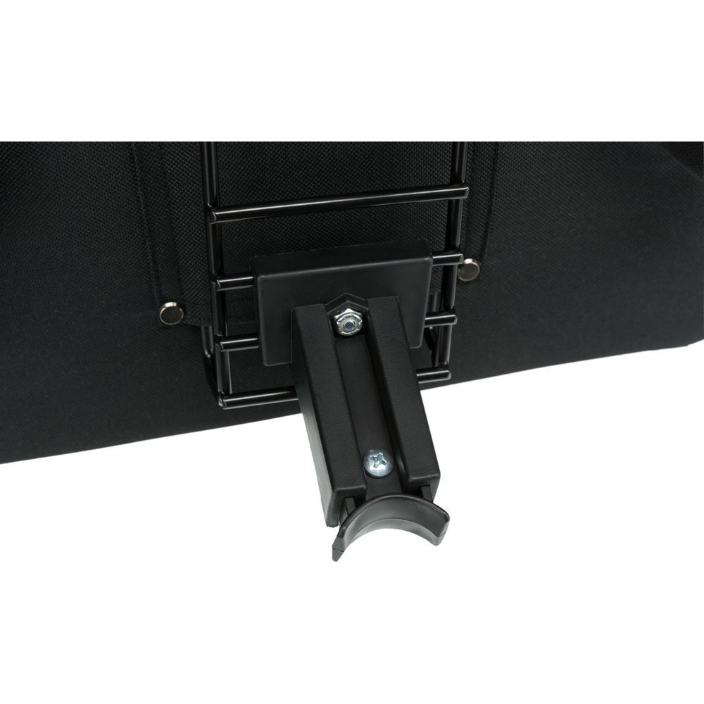 FRONT-BOX für Fahrrad 41 × 26 × 26 cm schwarz/grau
