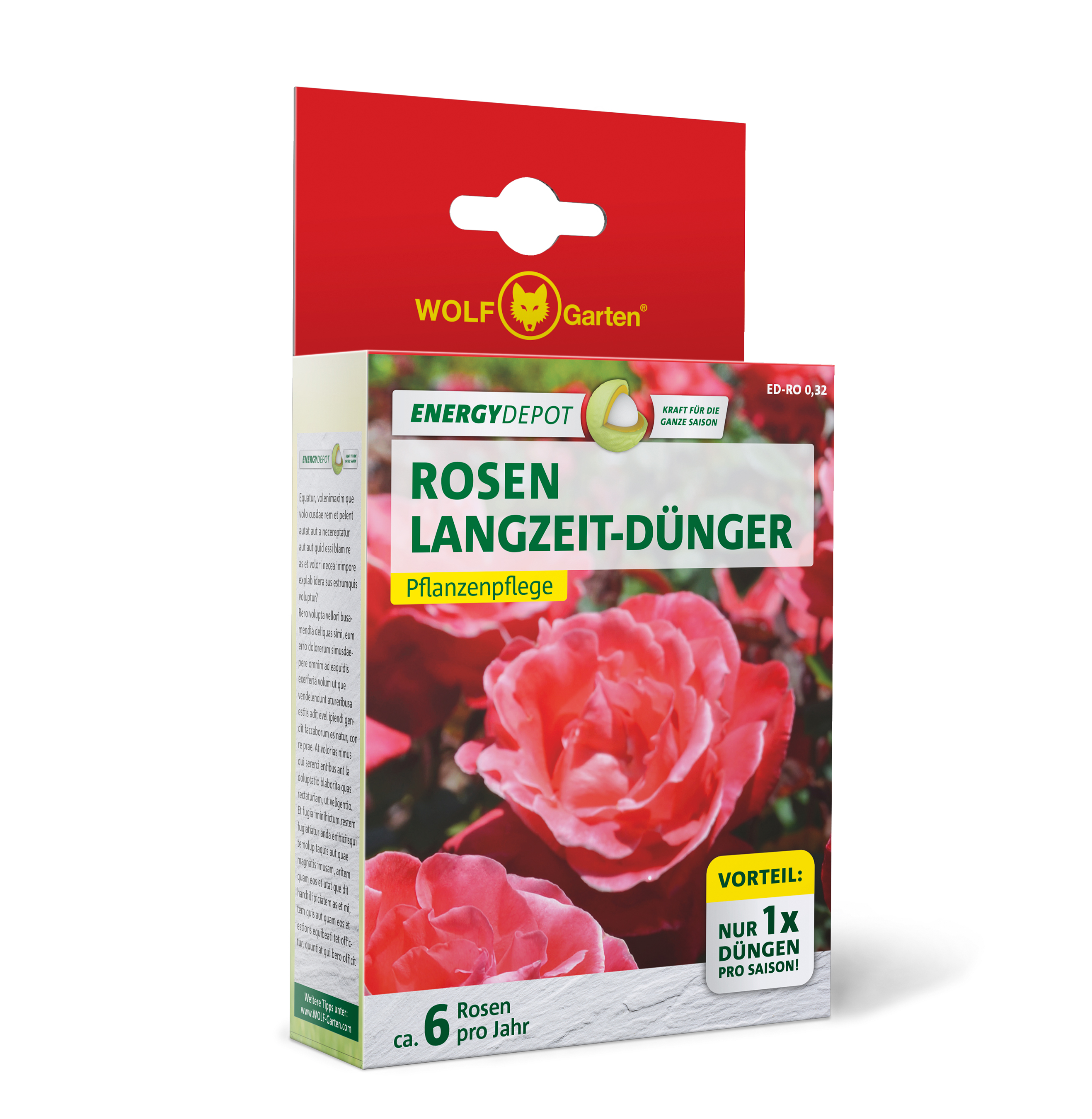 Wolf Garten Rosen Langzeit-Dünger Energy Depot 320g