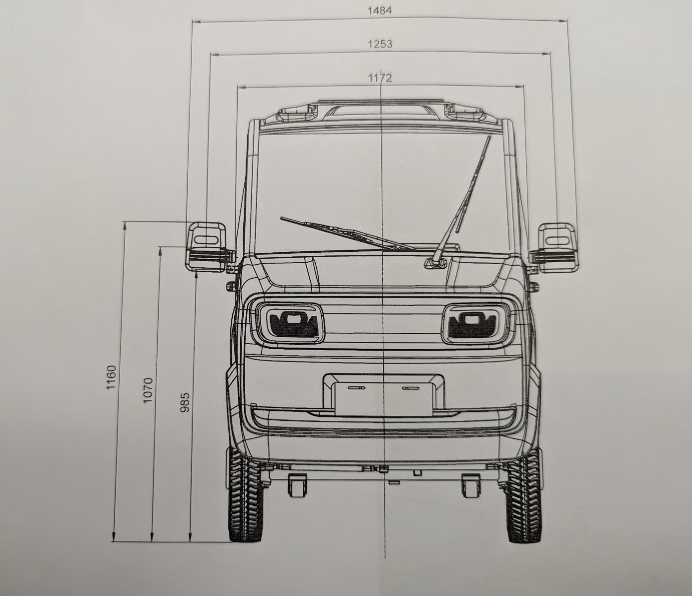 Cargo Muli Elektrotransporter 4-Rad