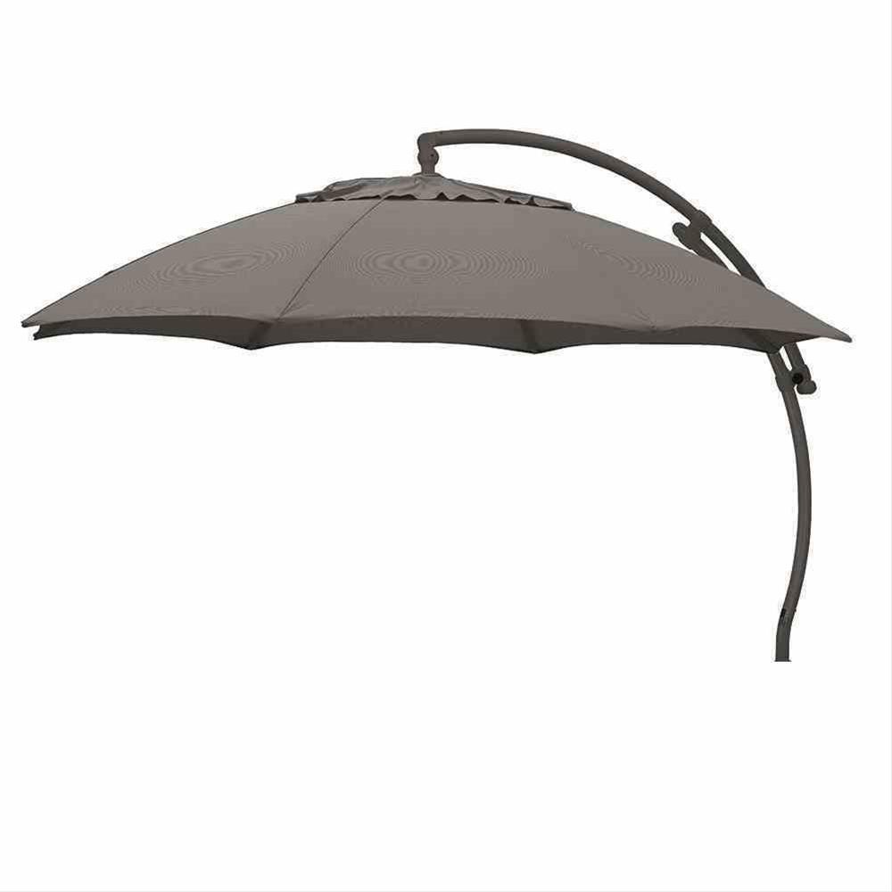 Ampelschirm / Sonnenschirm Sun Garden Easy Sun KD Ø375cm grau-meliert