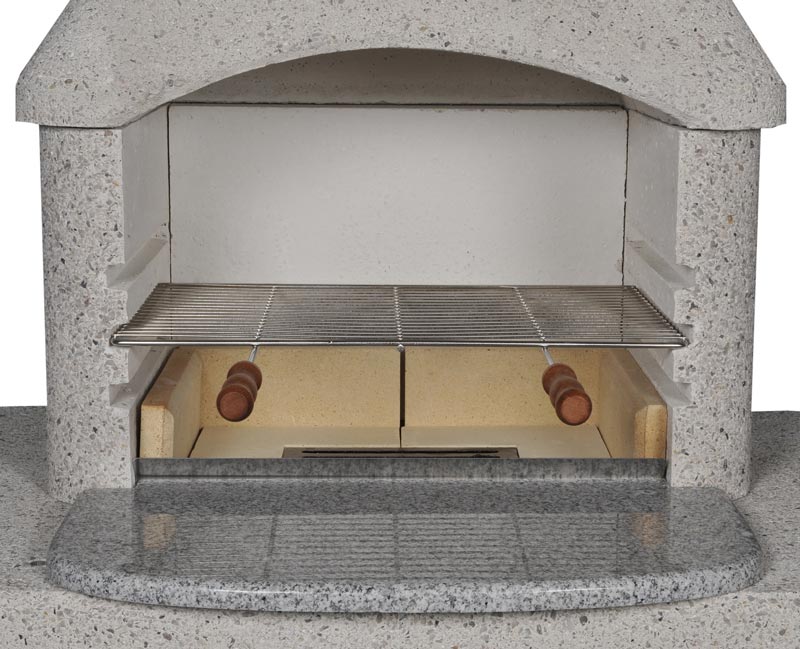 Granitplatte / Vorlegeplatte für Wellfire Grillkamin / Gartengrill