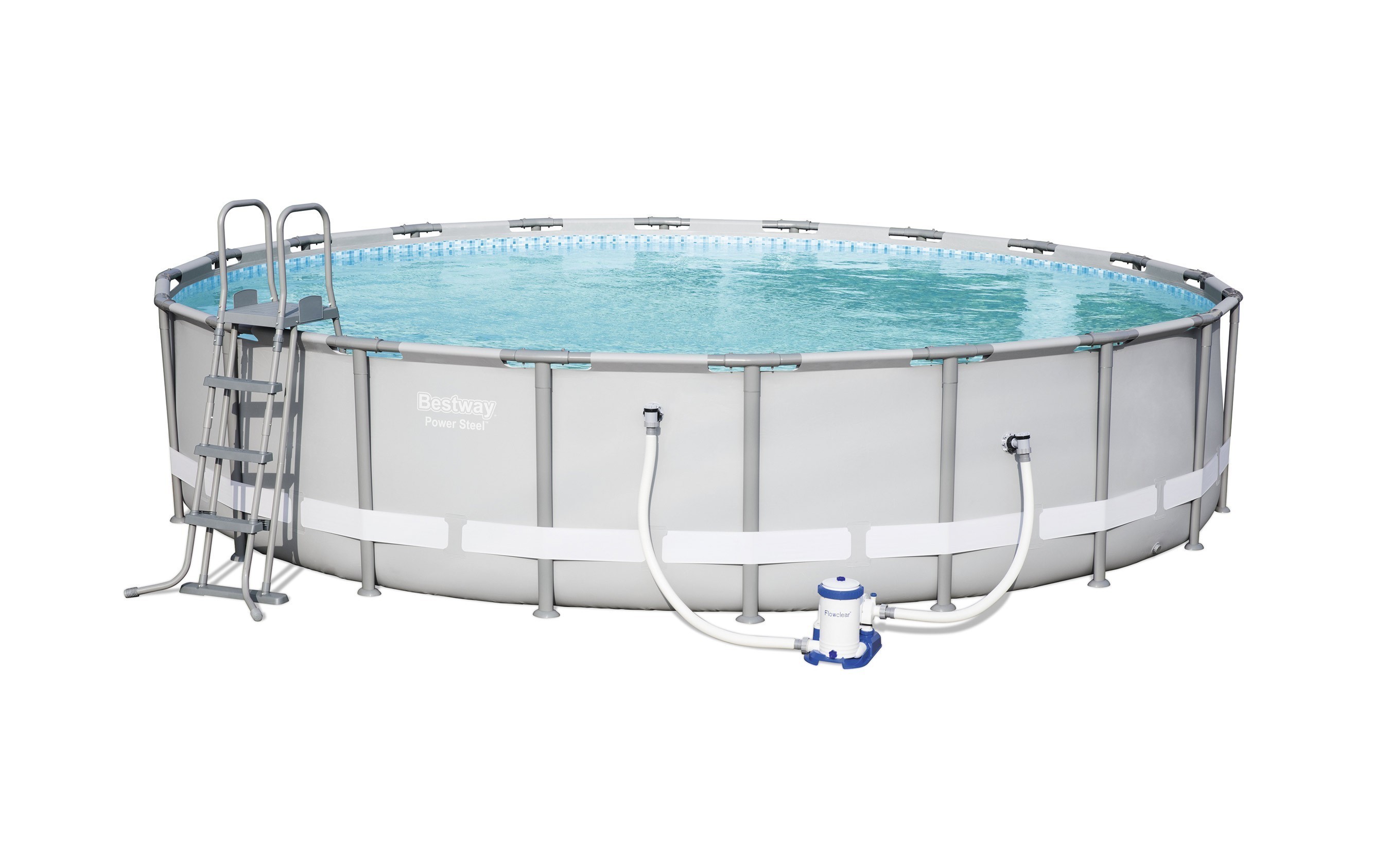 Pool / Frame Pool Bestway Power Steel Komplett-Set Ø 610x122cm