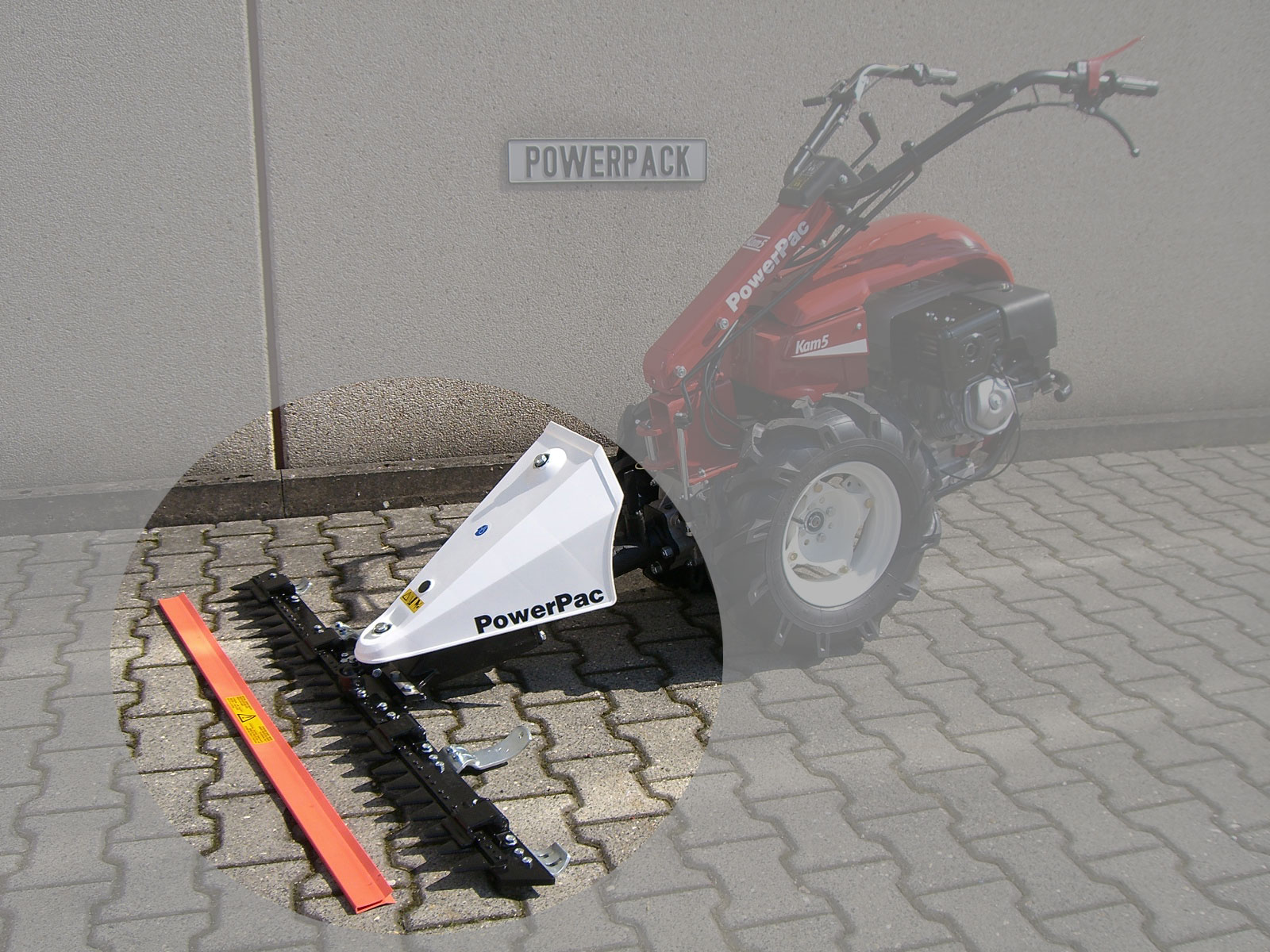 Powerpac Mähbalken 122 cm als Grasmäher für KAM5