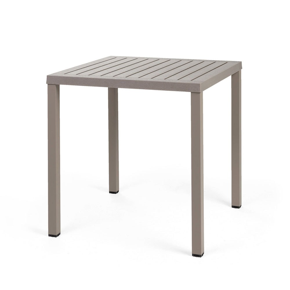 Nardi Gartentisch / Stapeltisch Cube 70 Kunststoff 70x70cm tortora