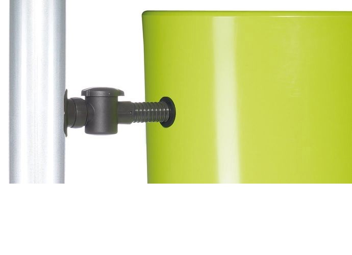 GRAF Regentonne Color 2in1 350L mit Pflanzschale coco