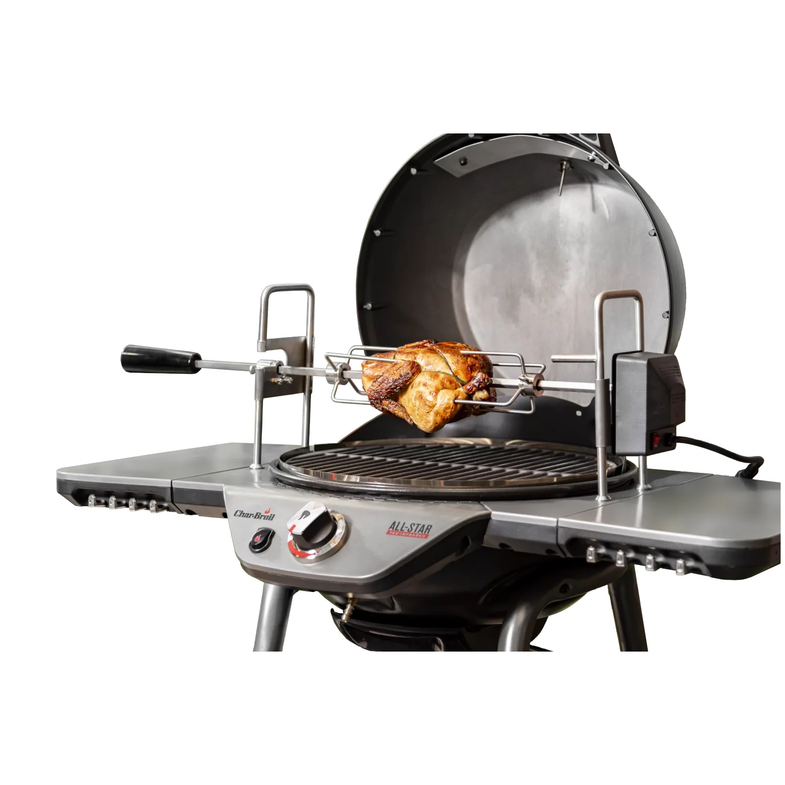Char-Broil® Drehspieß ALL-STAR Edelstahl für Grill 140389