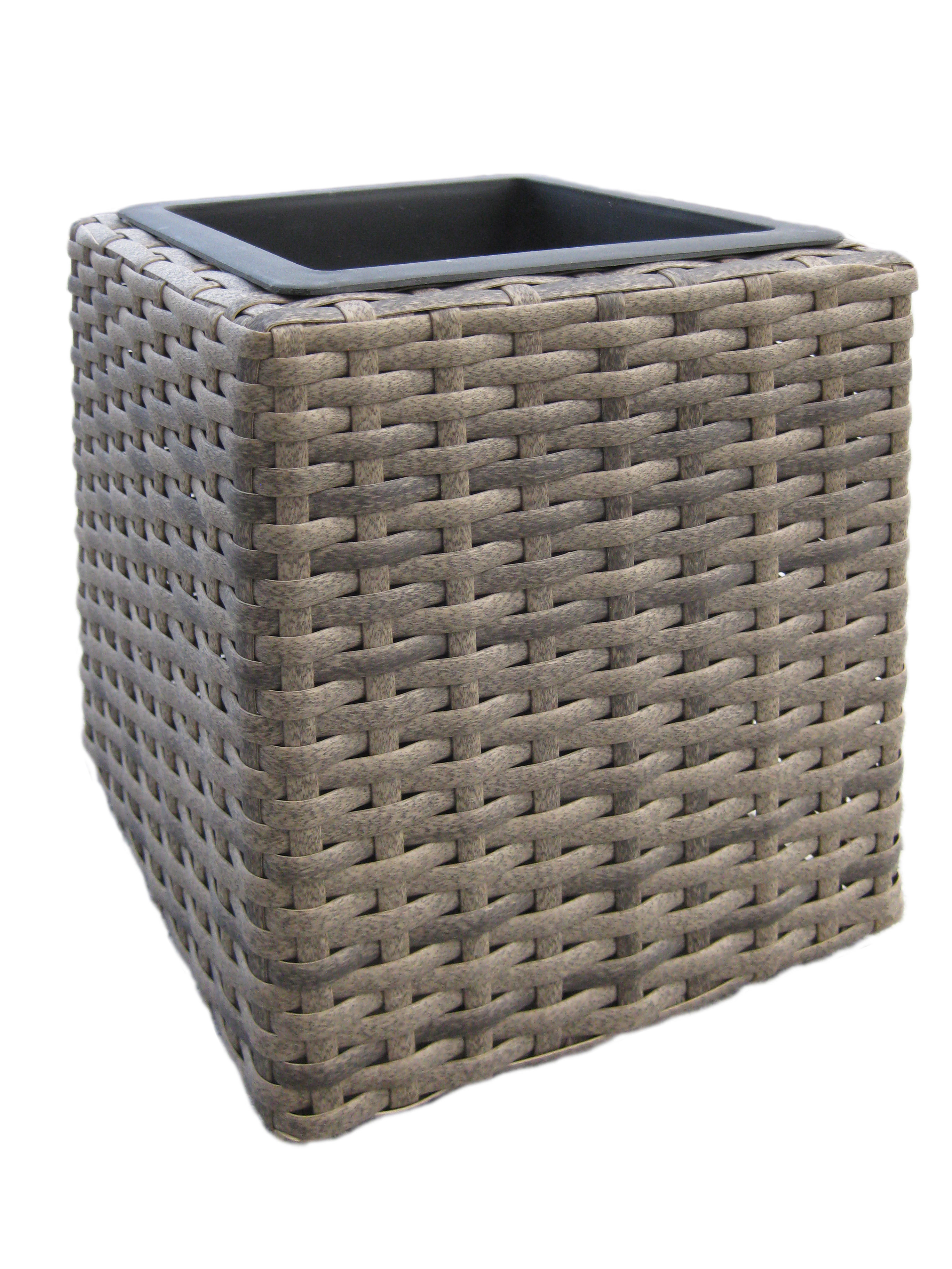 Blumenkübel / Pflanztopf Habau Rio aus Polyethylen mit Metallrahmen