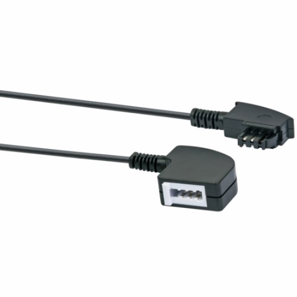 SCHWAIGER® Telefon Verlängerungskabel TAE N 4-adrig 6m