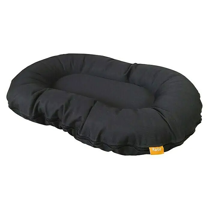 Hundebett / Hundekissen Dream oval 80x60cm schwarz
