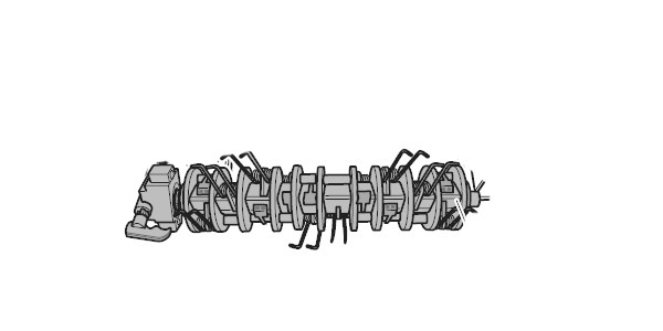 Lüfterwalze WAS3701 für Wolf Vertikutierer