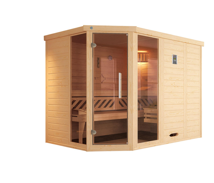 Weka Sauna KEMI Eck 7,5 kW OS GT Gr.3