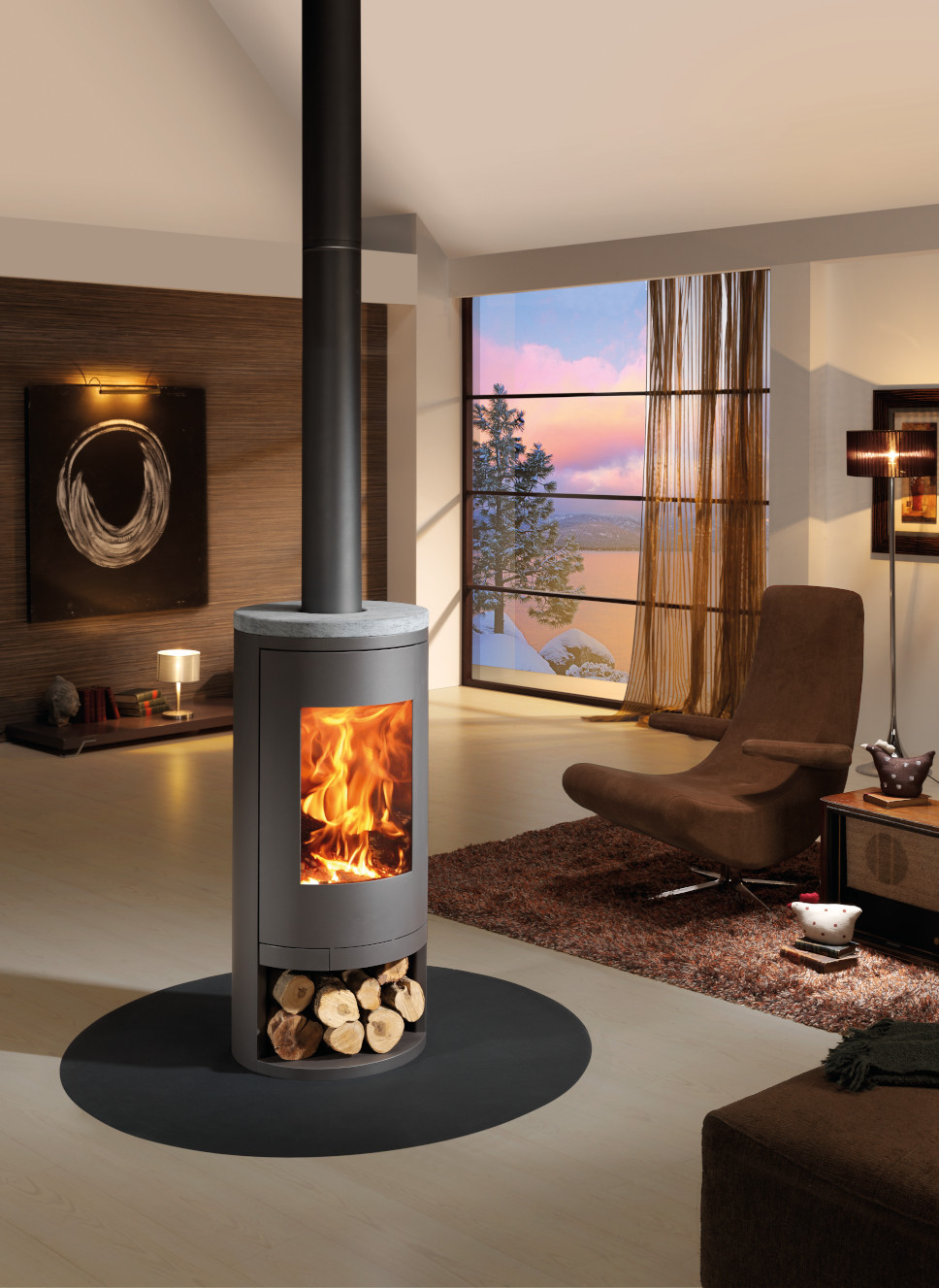 Panadero Kaminofen Oval EcoDesign 8 KW
