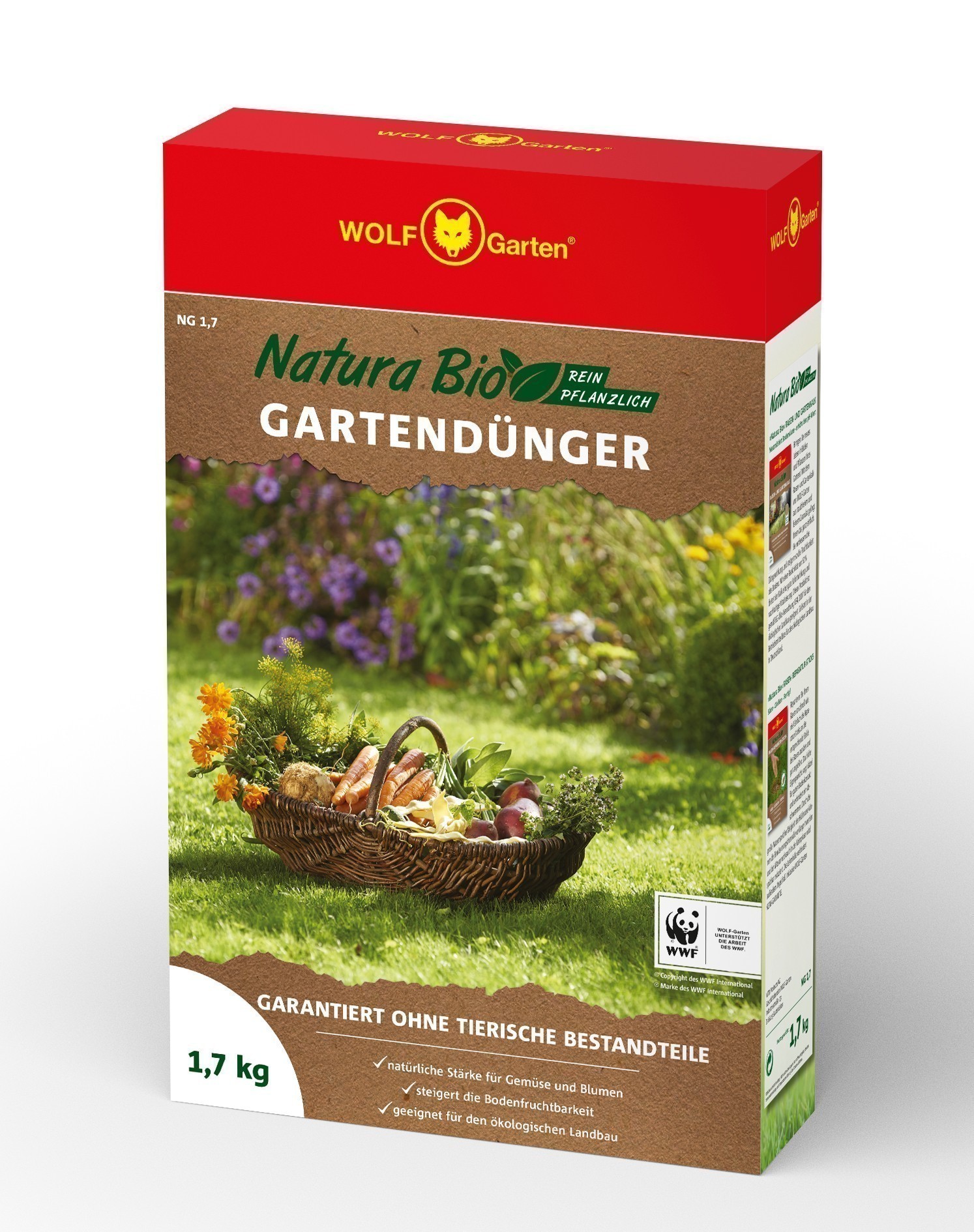 Wolf Garten Natura Bio Gartendünger NG 1,7 für 25 m²