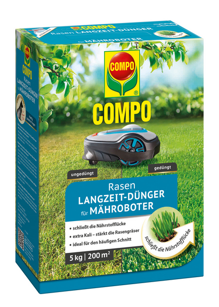 Compo Rasen Langzeitdünger für Mähroboter 5kg