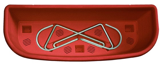 Blumenkasten Maya / Komplettset mit Halterung 50cm terracotta