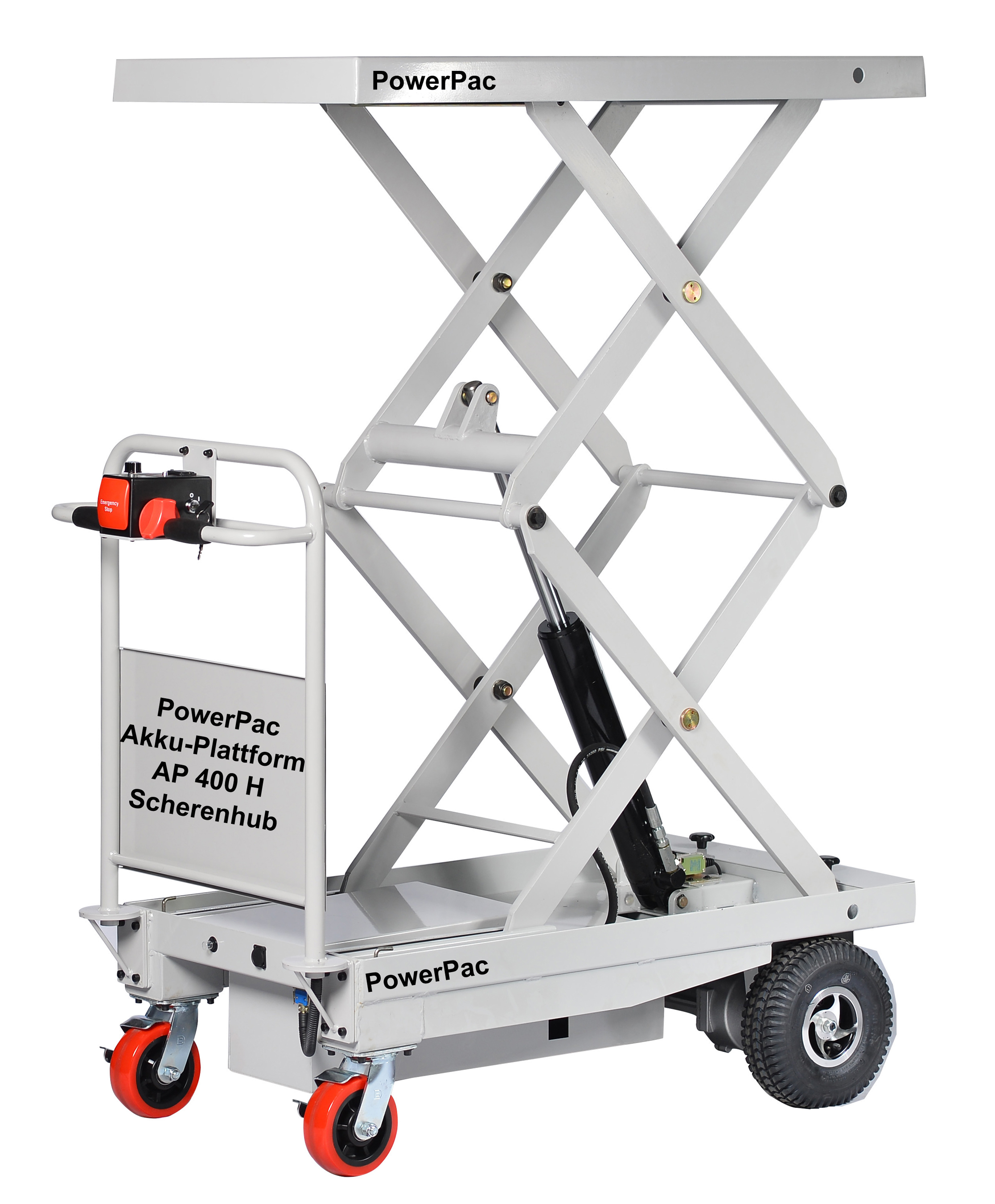 Powerpac Transportwagen Scherenhubbühne Akku-Plattformwagen Typ AP400H