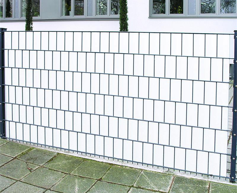 Sichtschutz / Zaunblende PVC Noor 0,19x35m weiß