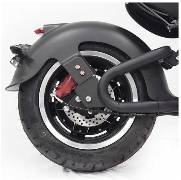 X9-Plus E Chopper silber-matt