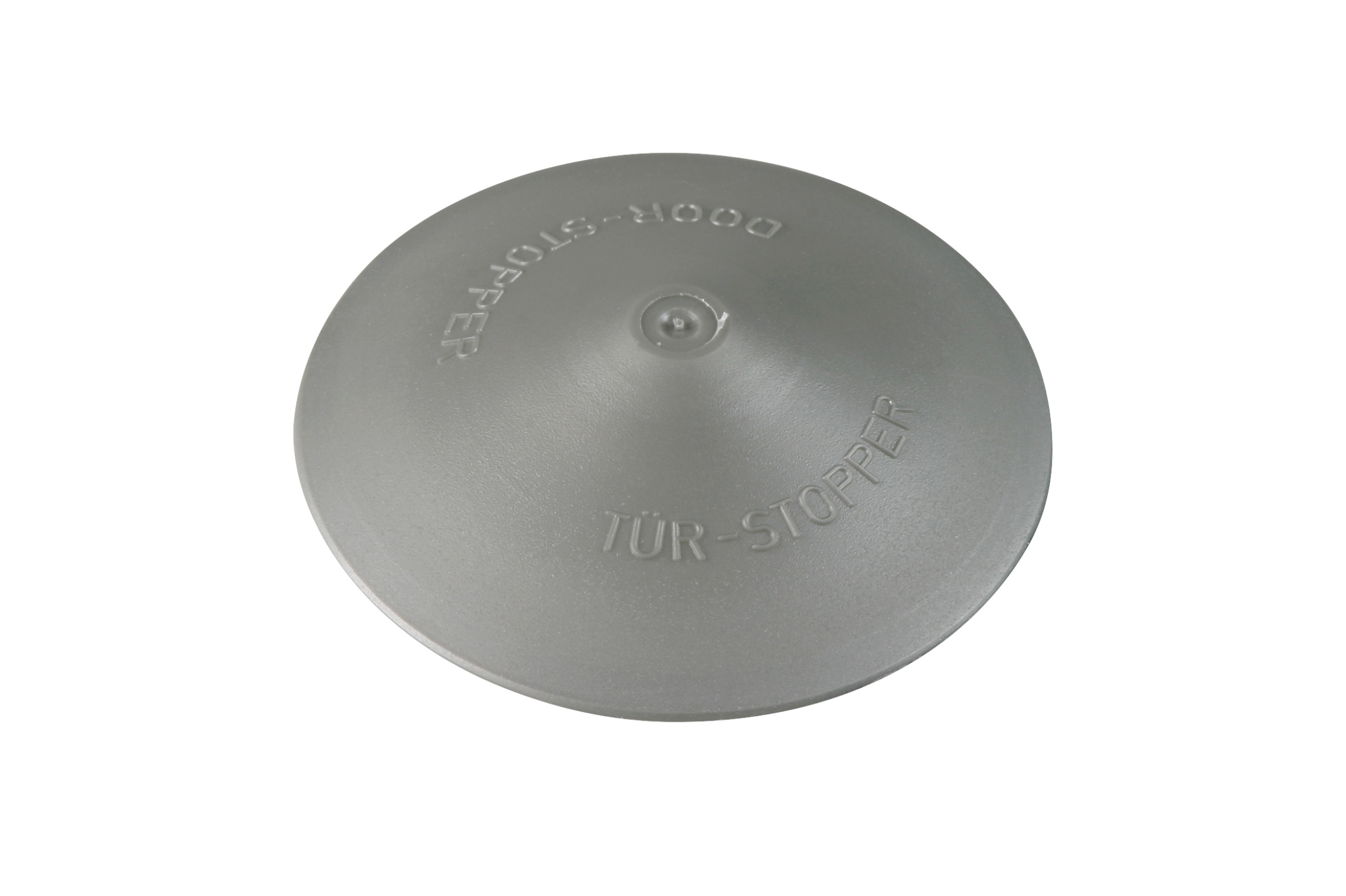 Anti-Rutsch-Türstopper Ø 120 × 25 mm, Kunststoff, silber, 1 Stück