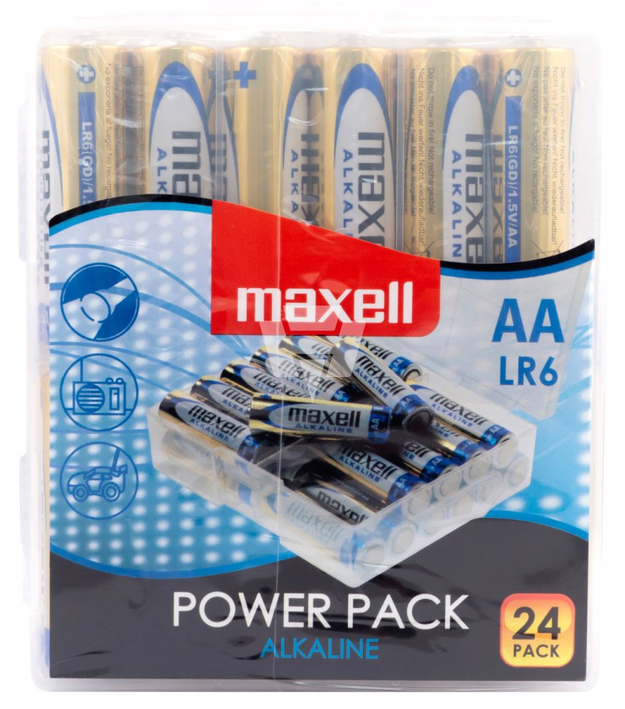 Maxell LR6 Alkaline Mignon 24er Set