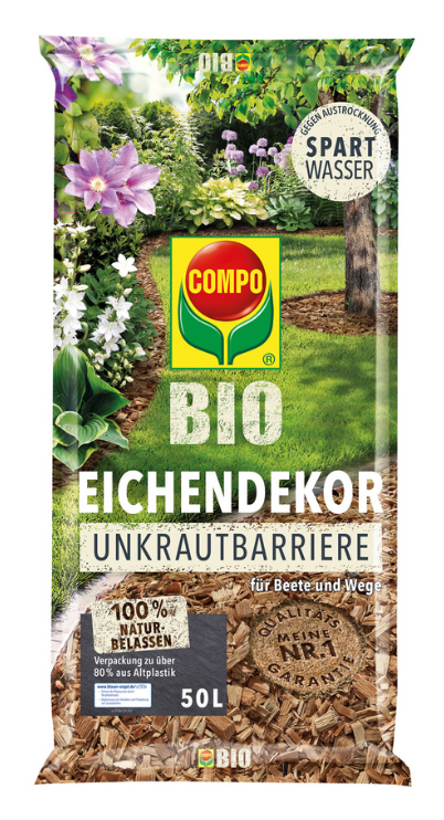 Compo BIO Eichendekor + Unkrautbarriere 50L