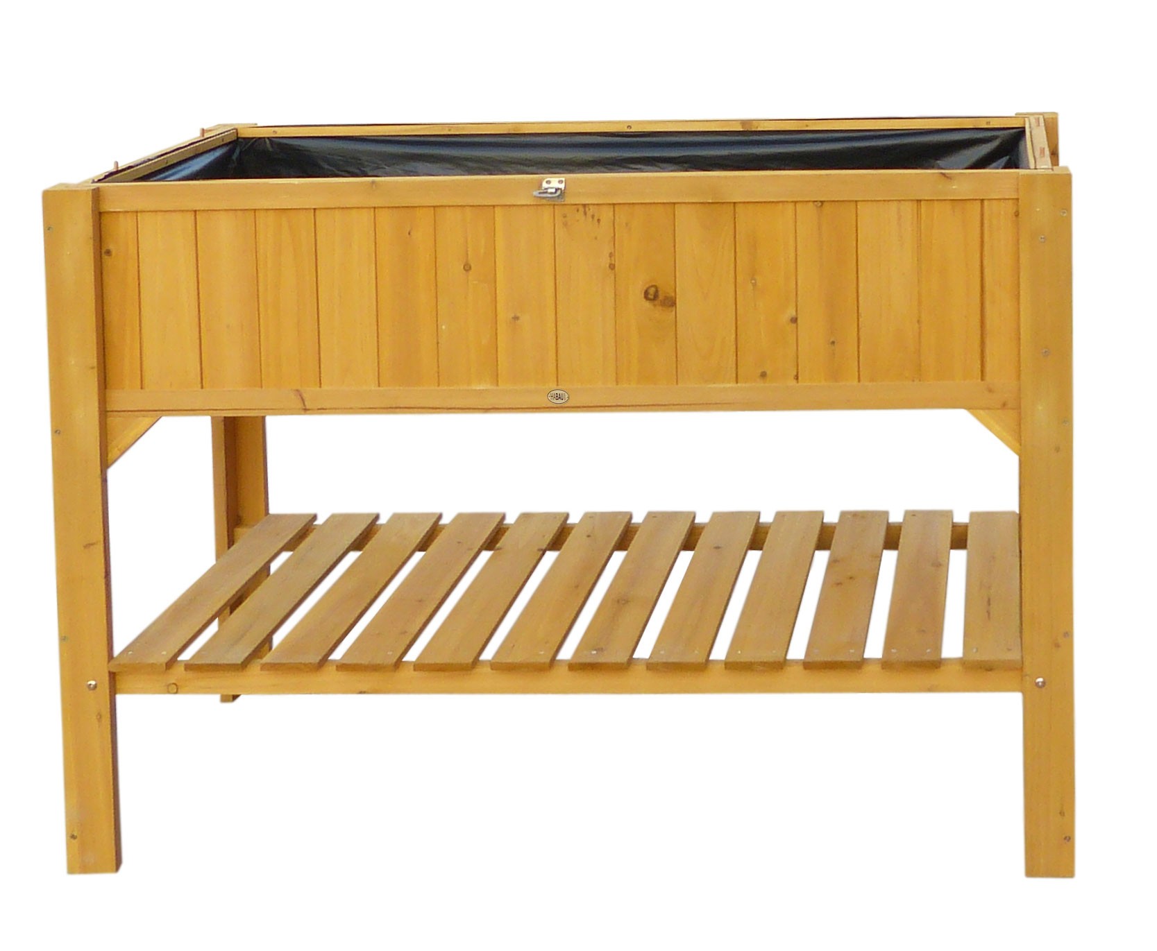 Hochbeet Habau Kiefer mit Ablage 119x57x89cm